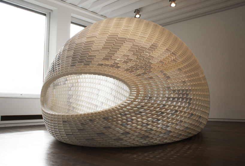 michiel van der kley presents 3D-printed project EGG at DDW 2014
