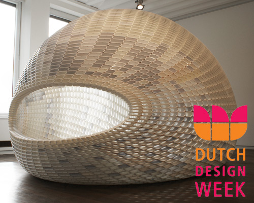 michiel van der kley presents 3D-printed project EGG at DDW 2014