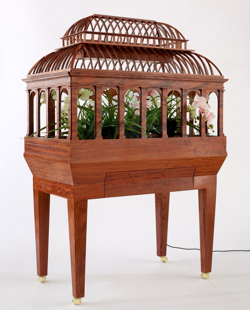 naihan li models architectural landmarks into furniture at gallery ALL