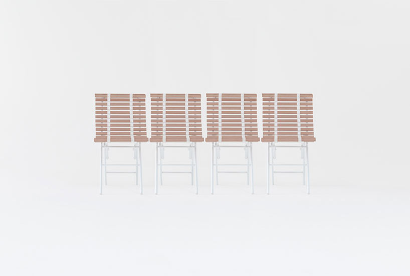 nendo develops sudare outdoor furniture collection for PATIO PETIT