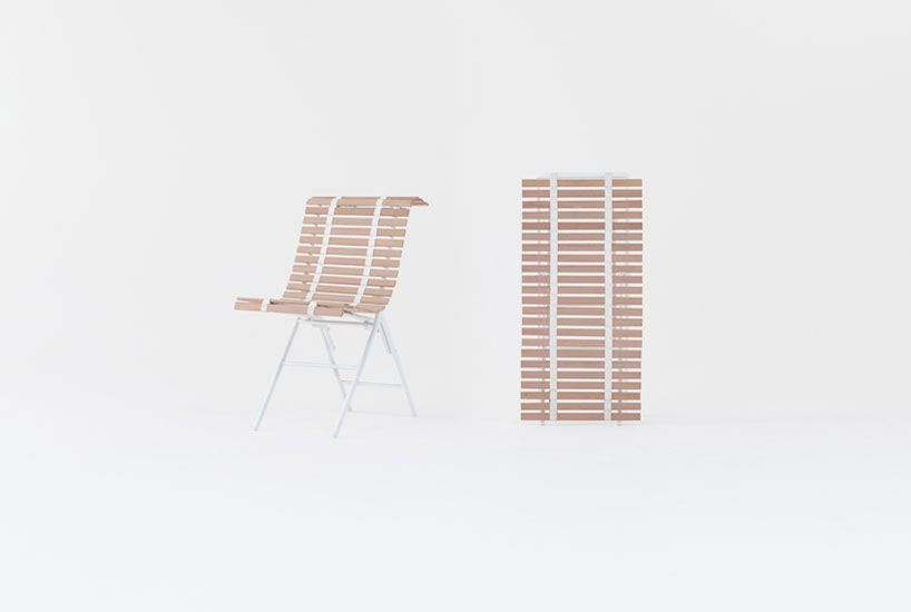 nendo develops sudare outdoor furniture collection for PATIO PETIT