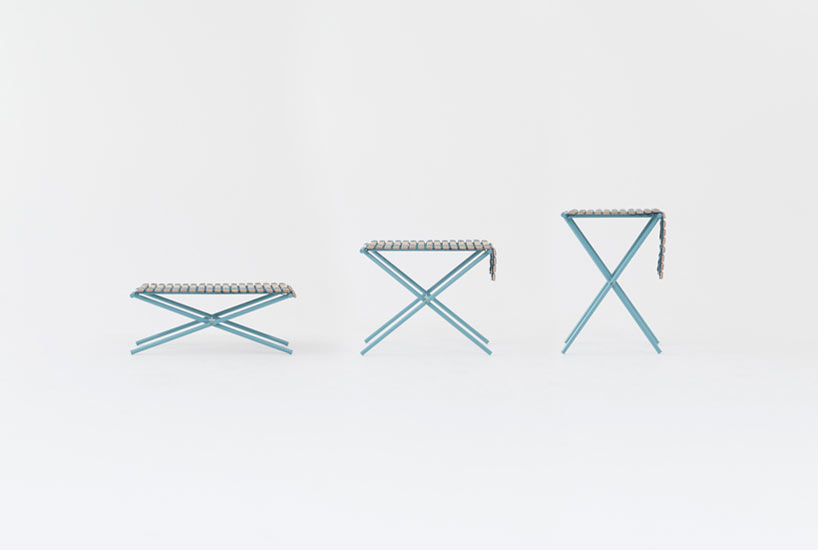 nendo develops sudare outdoor furniture collection for PATIO PETIT