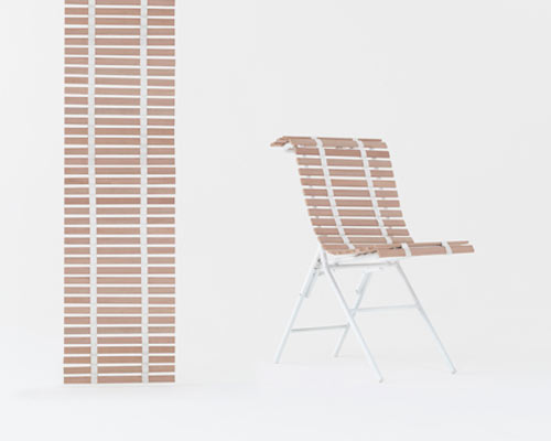 nendo develops sudare outdoor furniture collection for patio petite