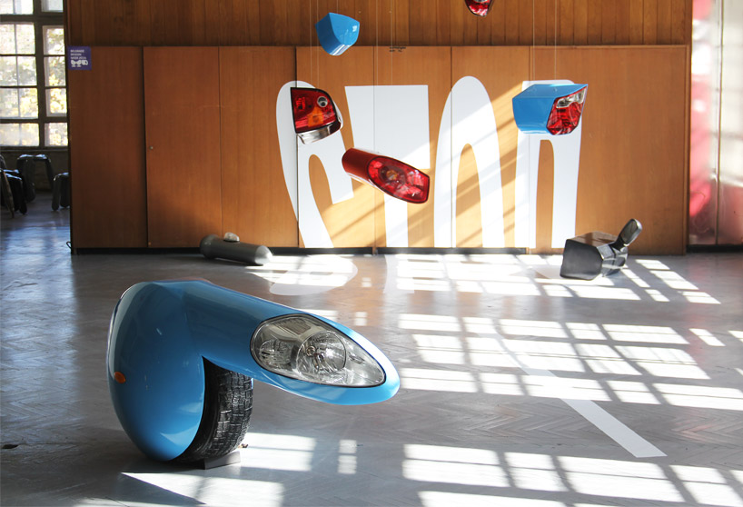 nikola božović transforms car parts into phantasms at belgrade design week