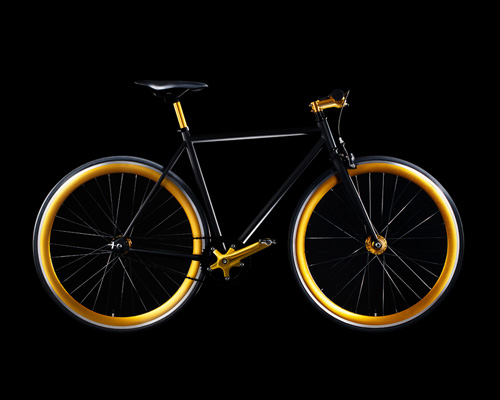 gold cycle two features matte aluminum body with anodized accents
