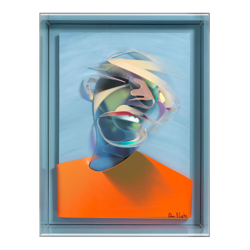 no.8_Adam-Neate_Orange-and-Blue-Perspex-Dimensional-Portrait_2012