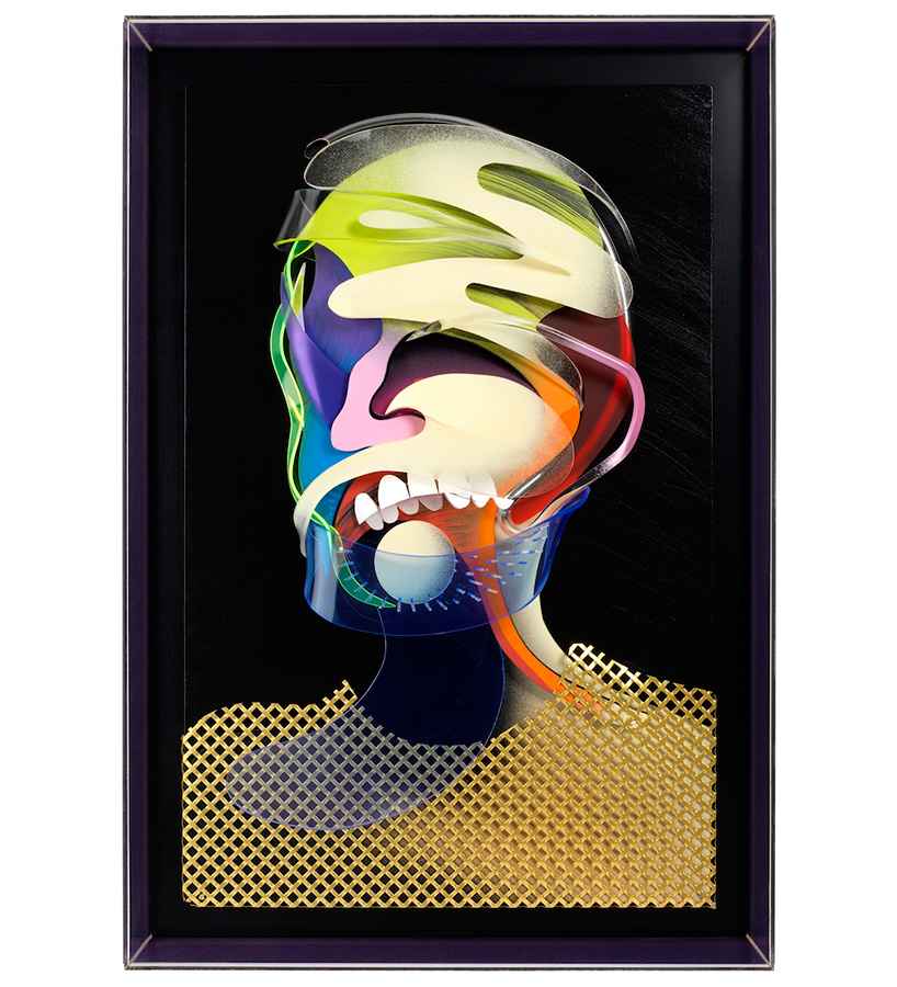 no.9_Adam-Neate_3D-Black-Self-Portrait-No.5-(Flock-Series)_2010
