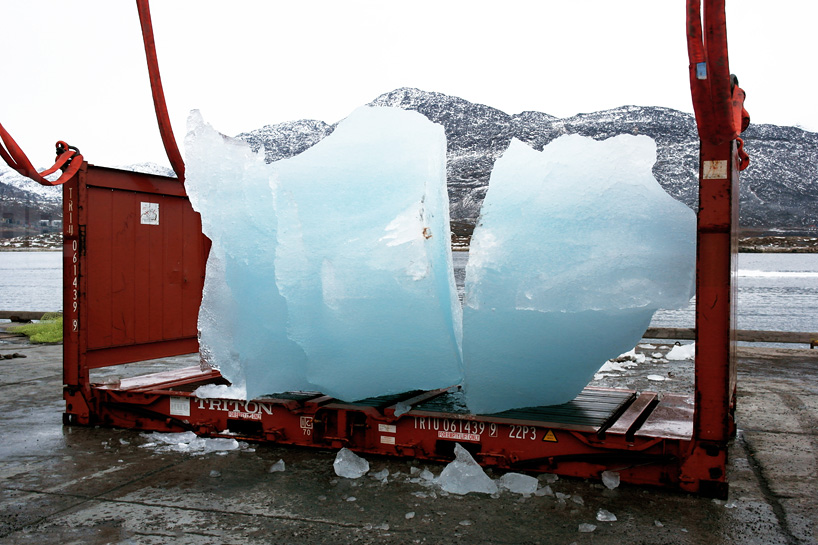 olafur eliasson ice watch project climate change greenland copenhagen