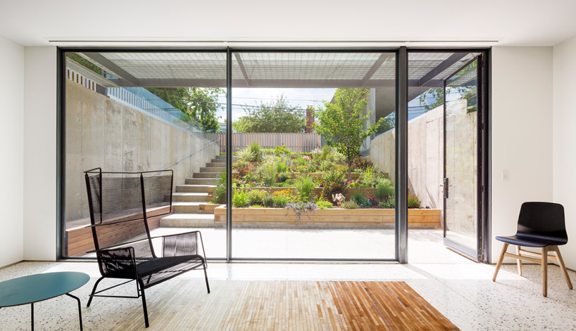 choy house by o'neill rose architects unites three dwellings into one