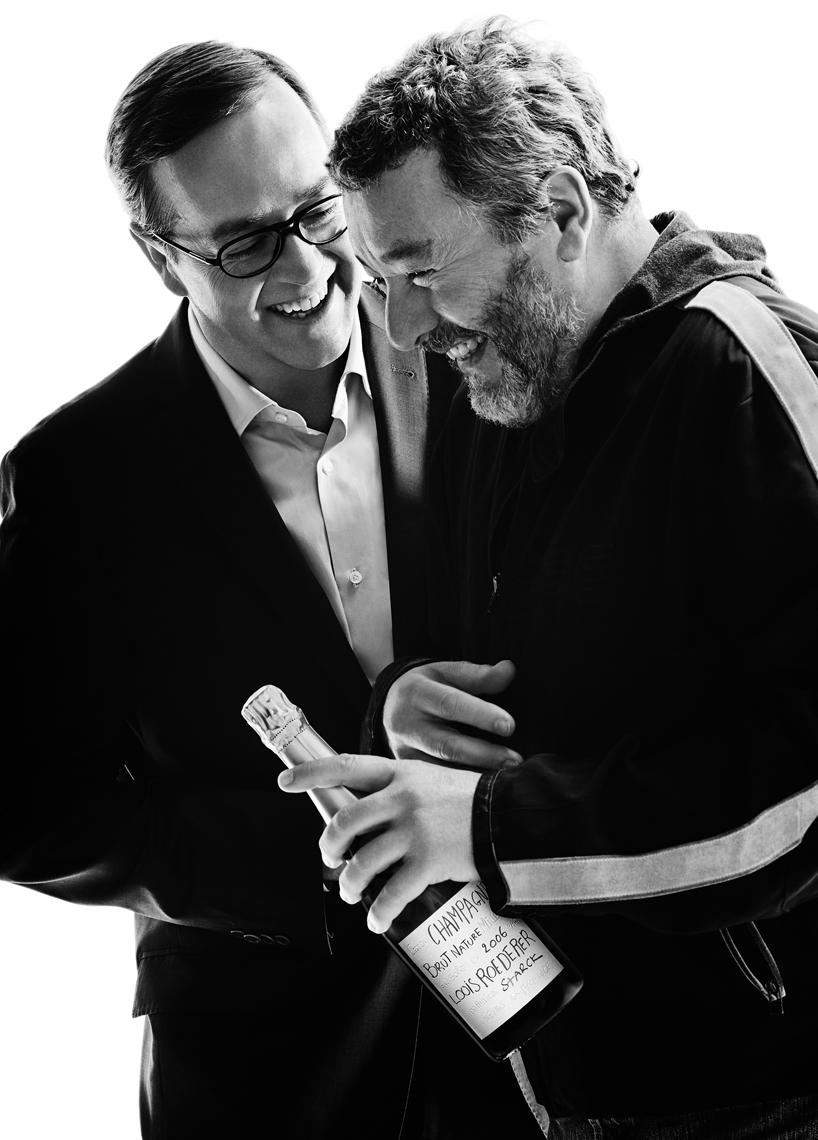 philippe starck louis roederer brut nature designboom 