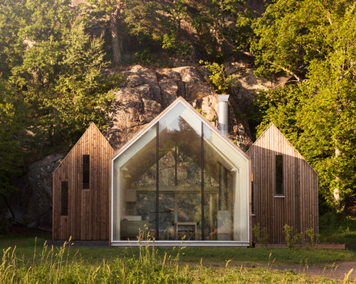 reiulf ramstad architects crafts interconnected micro cluster cabins