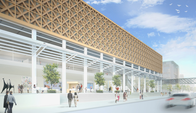 shigeru ban oita prefectural art museum OPAM designboom