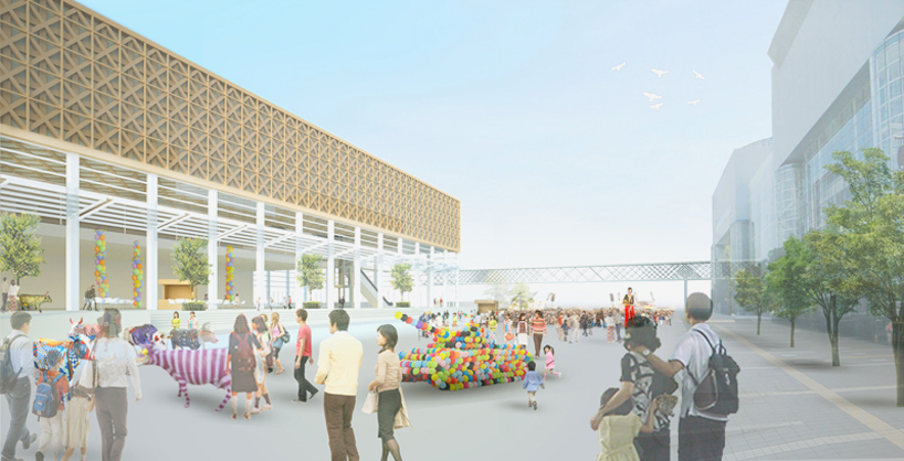 shigeru ban oita prefectural art museum OPAM designboom