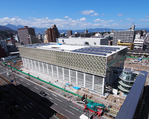 shigeru ban's oita prefectural art museum set to open in japan