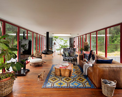 solis colomer's casa chinkara is a harmonious blend of terrain, rock, + man