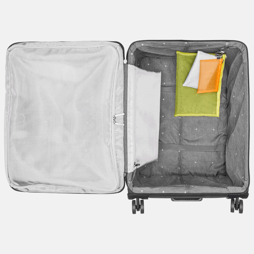 starcktrip timeless luggage collection from philippe starck and delsey