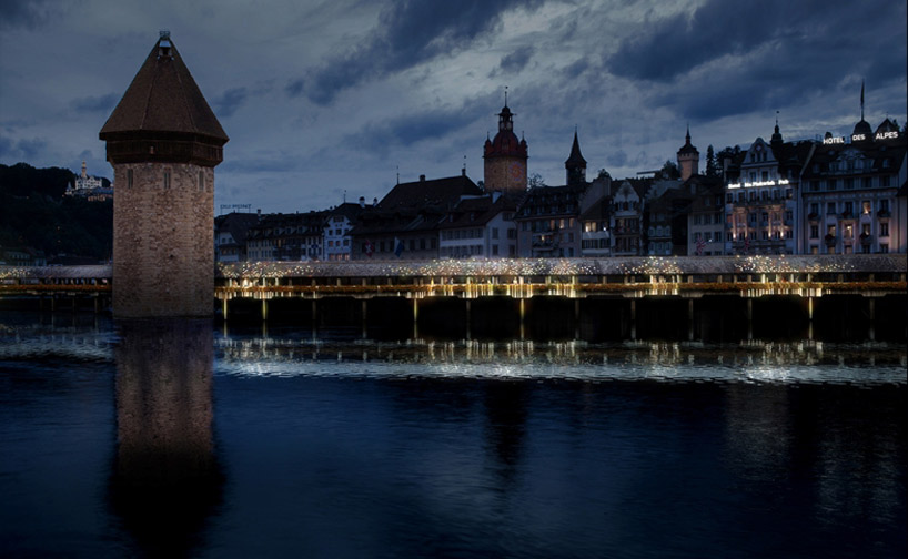 studio DRIFT presents kapellbrücke light work at belgrade design week