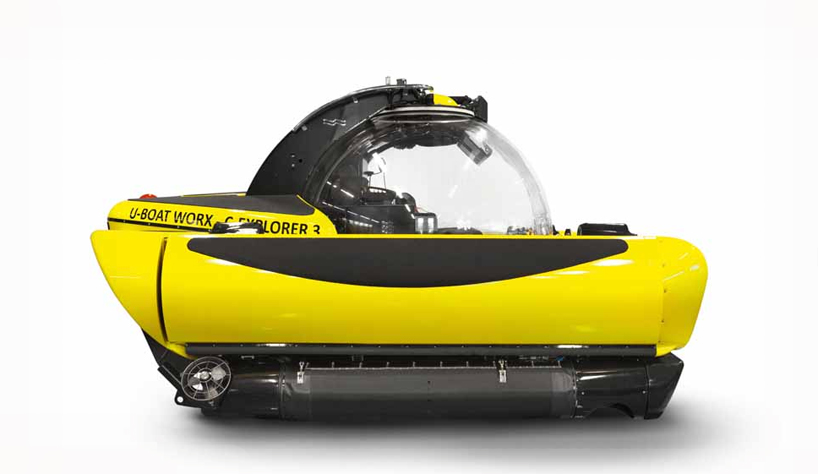 u-boat worx c-explorer 3's 360° pressure hull offers panoramic views