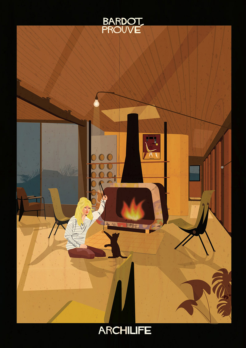 federico babina archilife adds cinematic stars to architect-designed interiors