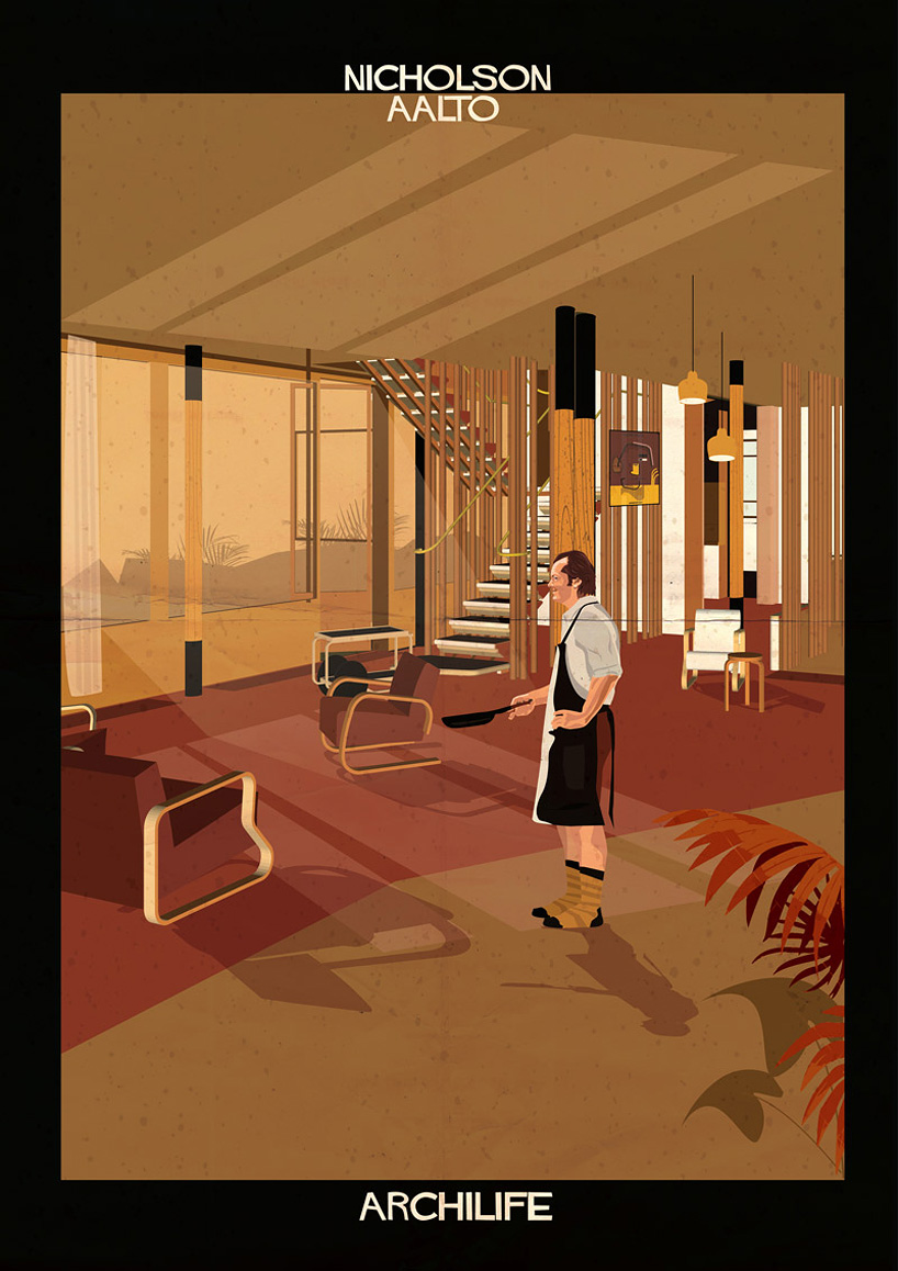 federico babina adds cinematic stars to architect-designed interiors