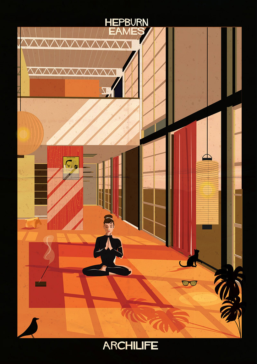 federico babina archilife adds cinematic stars to architect-designed interiors