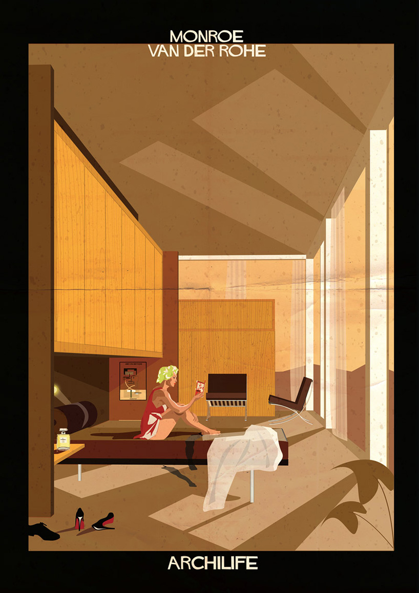 federico babina archilife adds cinematic stars to architect-designed interiors