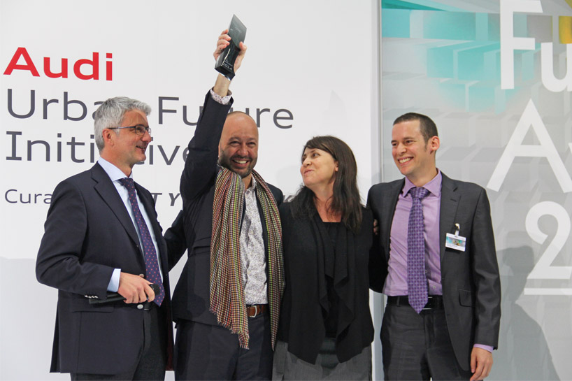 team mexico city wins the AUDI urban future award 2014