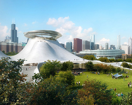 MAD architects reveals first images for lucas museum of narrative art