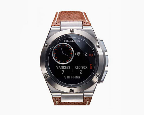 MB chronowing smartwatch styled by michael bastian & engineered by HP