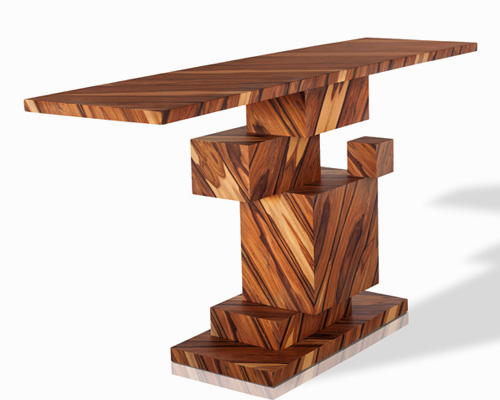 the alma collection by amarist displays the organic essence of wood