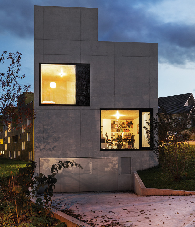 amrein herzig house in edlibach designboom