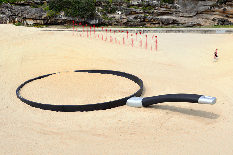 andrew hankin frying pan for scultpure by the sea