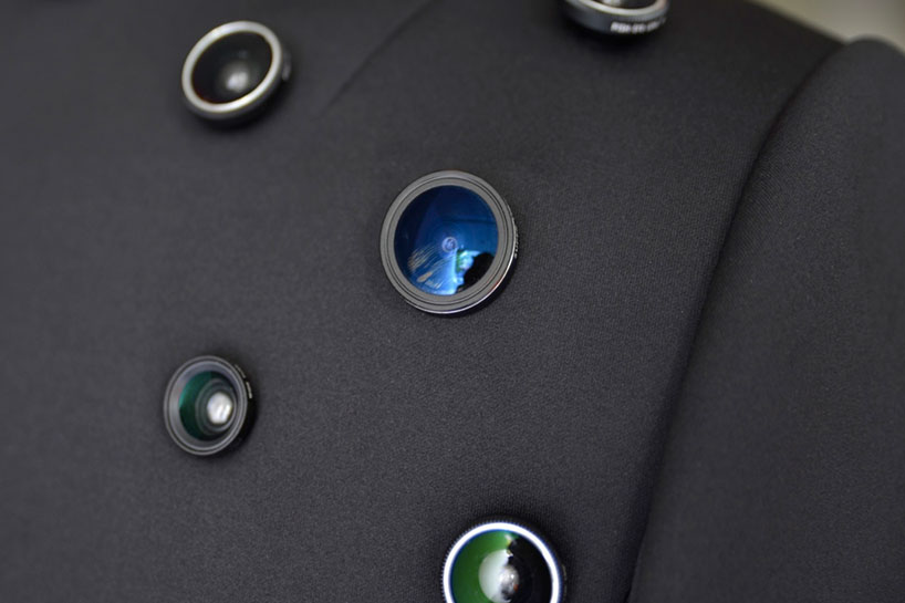 the aposematic jacket by shinseungback kimyonghun is a self-defense surveillance system