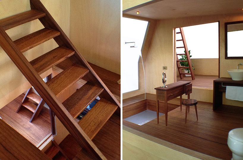 architecture brio scales down the spiral doll house at 1:6