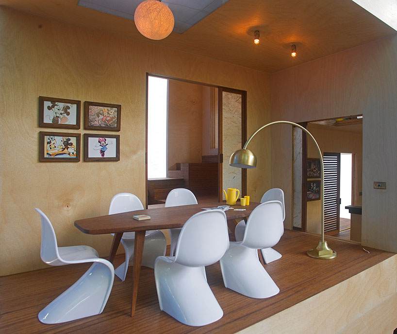 architecture brio scales down the spiral doll house at 1:6