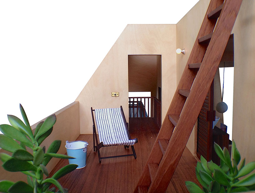 architecture brio scales down the spiral doll house at 1:6