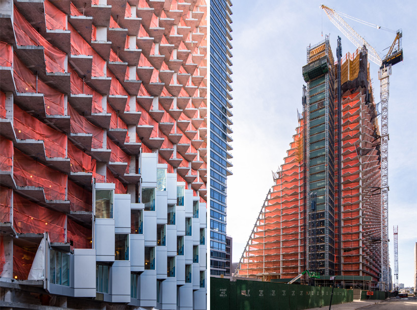 7 West 57th features an oblique glass facade