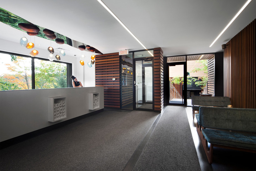 blouin tardif architecture-environnement balnea spa pavillon des arbres designboom