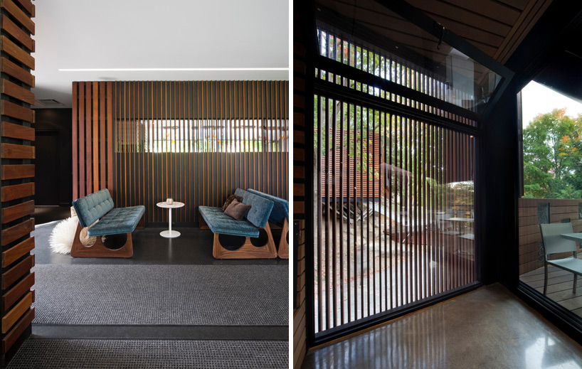 blouin tardif architecture-environnement balnea spa pavillon des arbres designboom