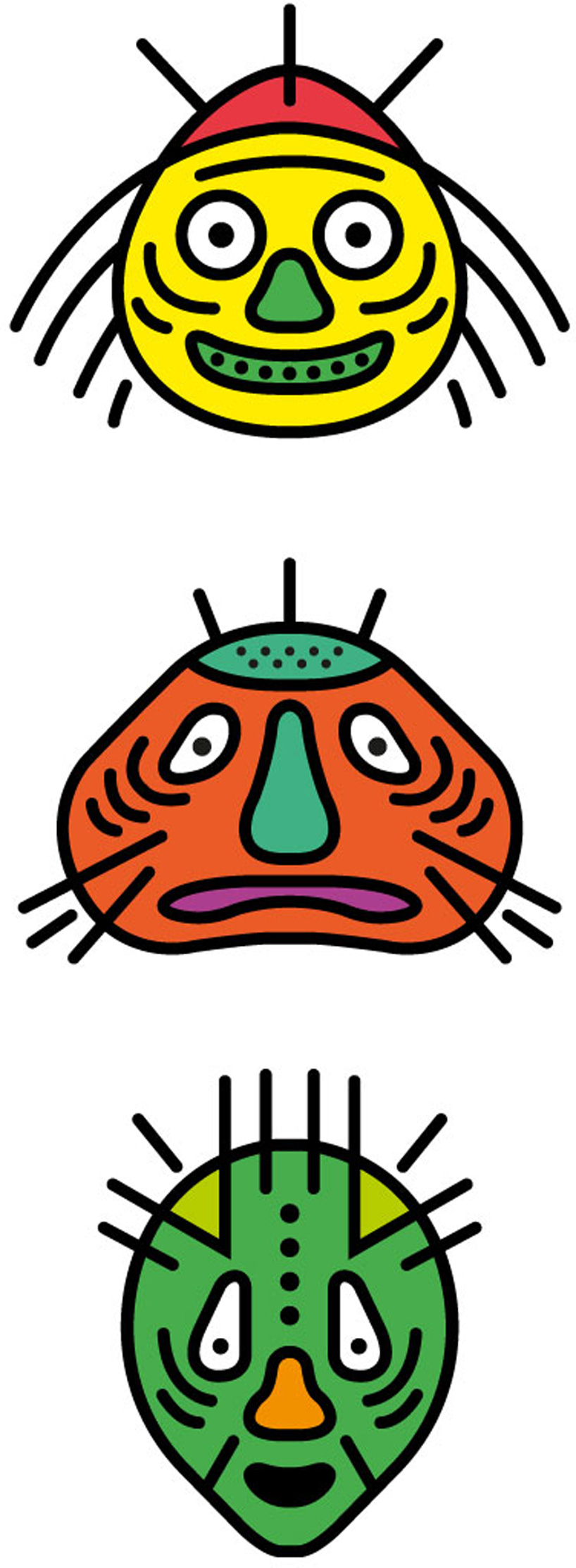 carlos luis trujillo tribal masks