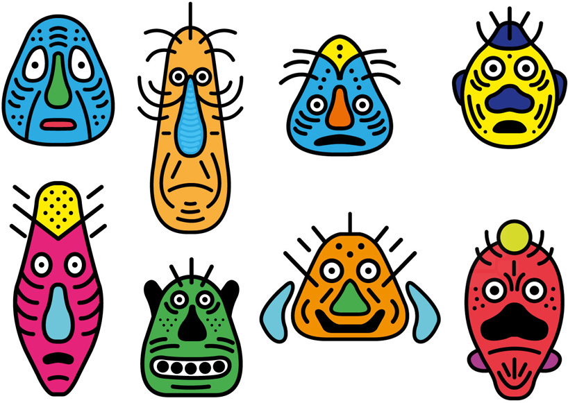 carlos luis trujillo tribal masks