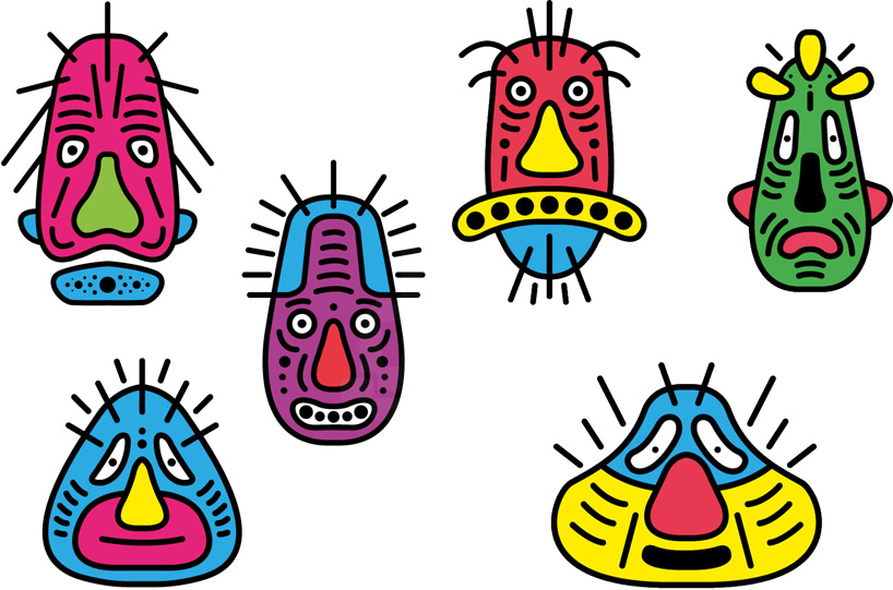 carlos luis trujillo tribal masks