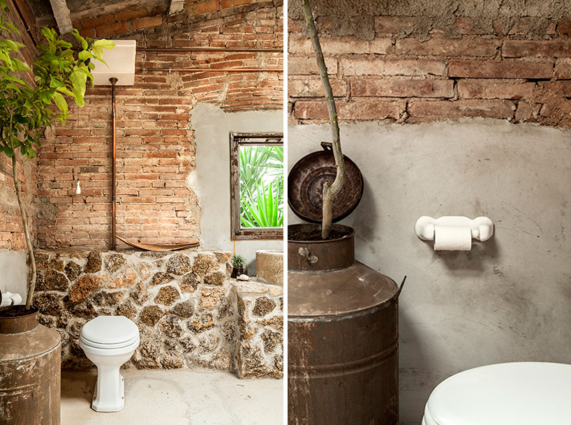 clara nubiola converts a deteriorating shed into the cube changing room