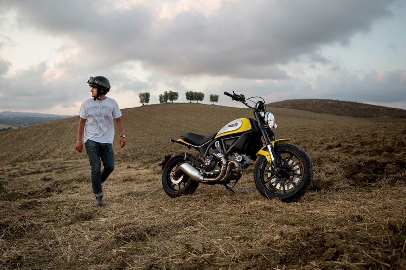 ducati scrambler contemporary reinterpretation range of 1970s design