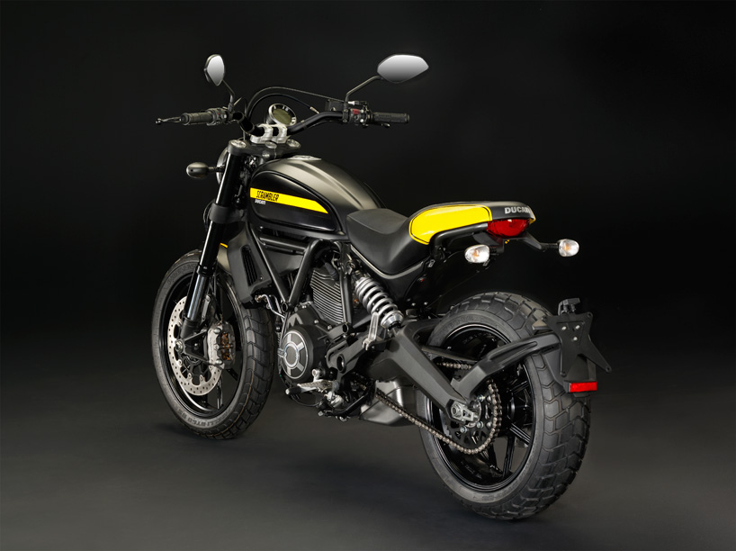 ducati scrambler contemporary reinterpretation range of 1970s design