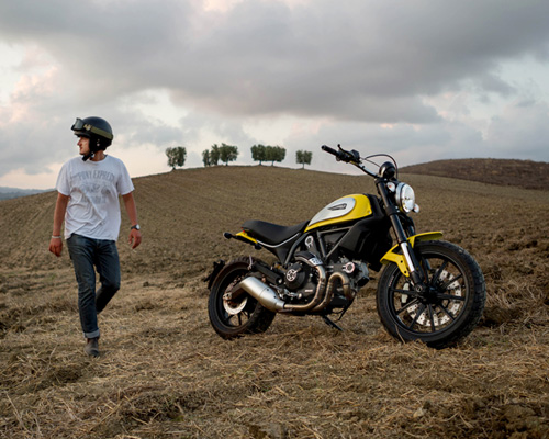 ducati scrambler contemporary reinterpretation range of 1970s design