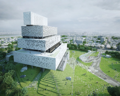 HAEAHN + haenglim awarded second prize for office/power plant in seoul