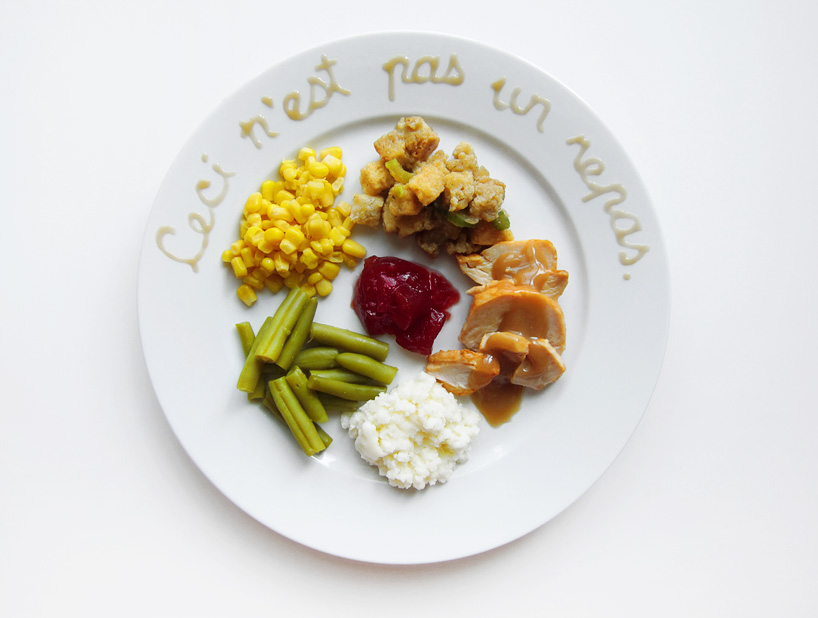 how famous artists would plate thanksgiving meals