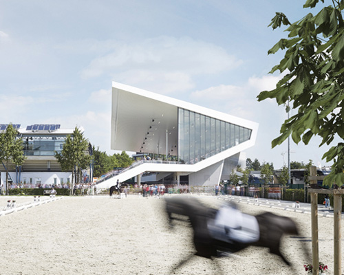 dressage stadium extension by kadawittfeldarchitektur in germany