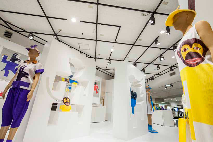 pleats please issey miyake + nagai pop-up shop by keisuke pleats please issey miyake + nagai pop-up shop by keisuke